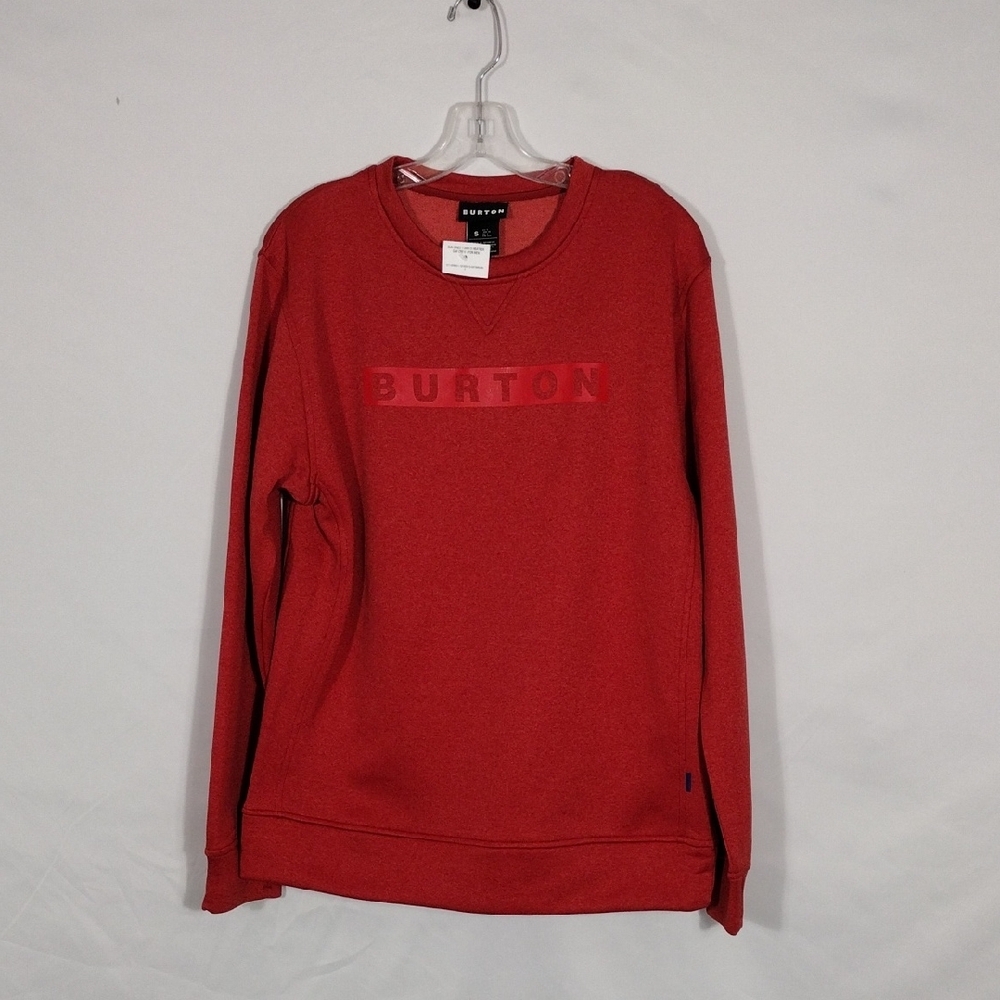 NWT Burton Men's Red Sweater M Oak Crew Size Small